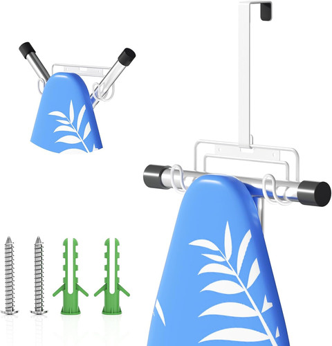 Ironing board holder wall - board,