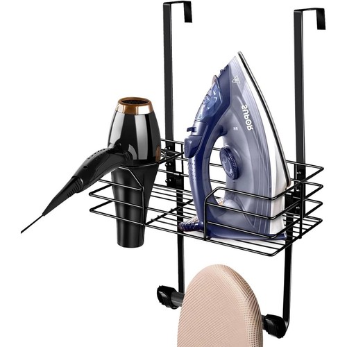 Ironing board hanger over - board,